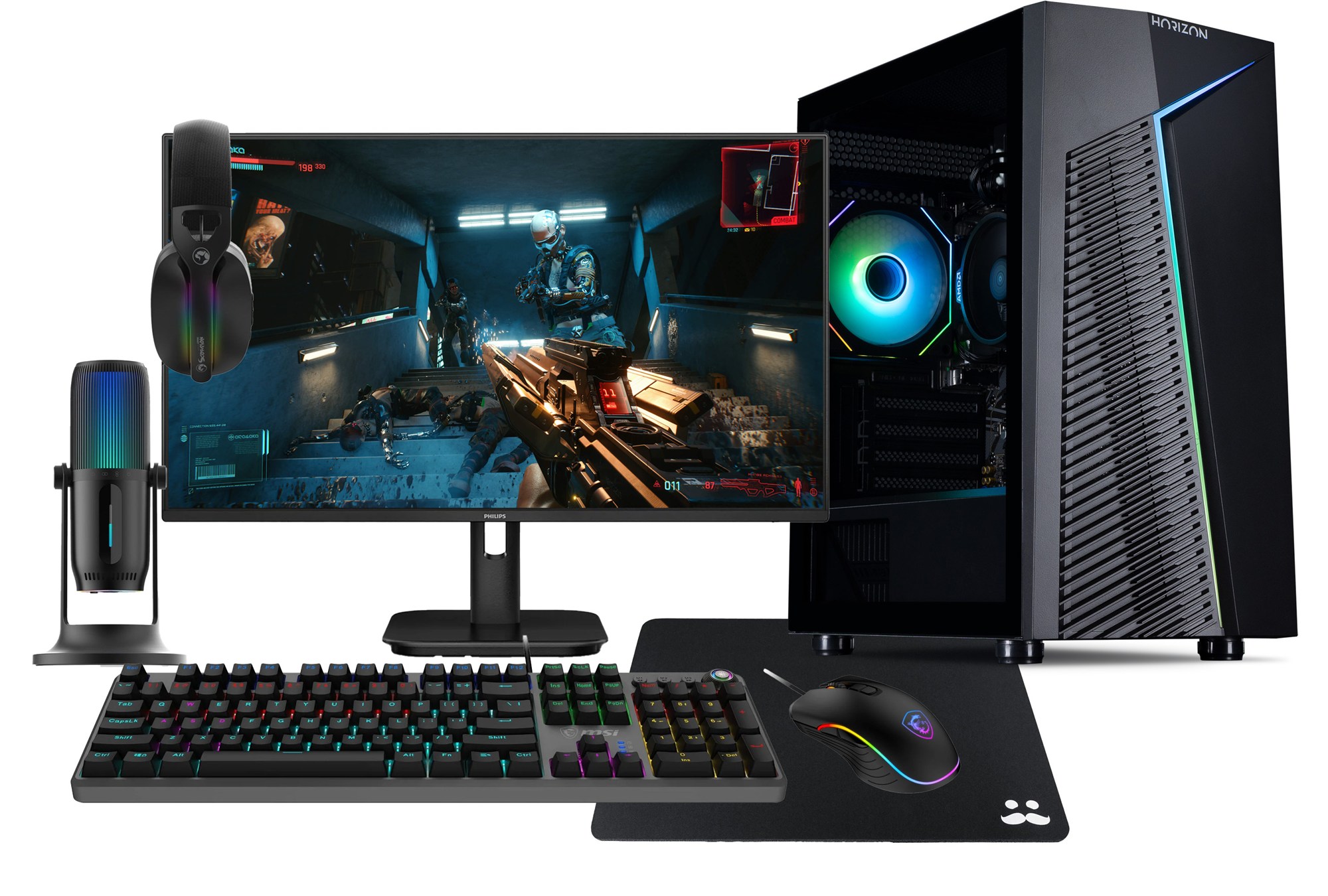 Horizon Ryzen 5 Next Day Gaming PC Bundle - CCL Computers