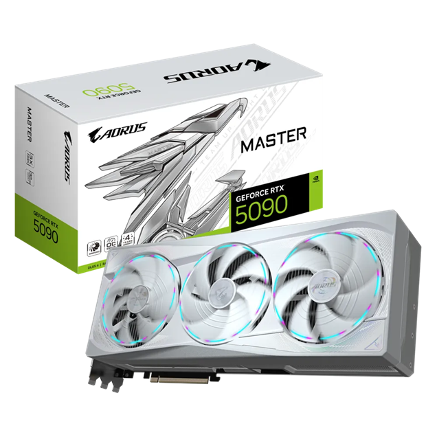 Gigabyte GeForce RTX 5090 AORUS MASTER ICE 32GB GDDR7 Graphics Card
