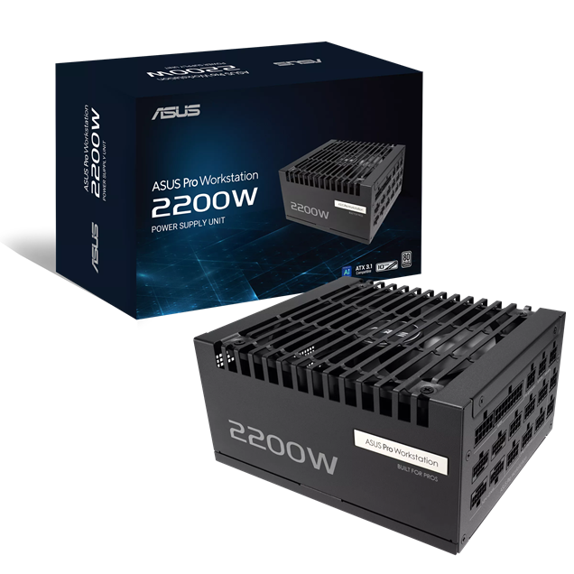 2200W ASUS Pro WS 2200W Platinum Modular 80 Plus Platinum PSU