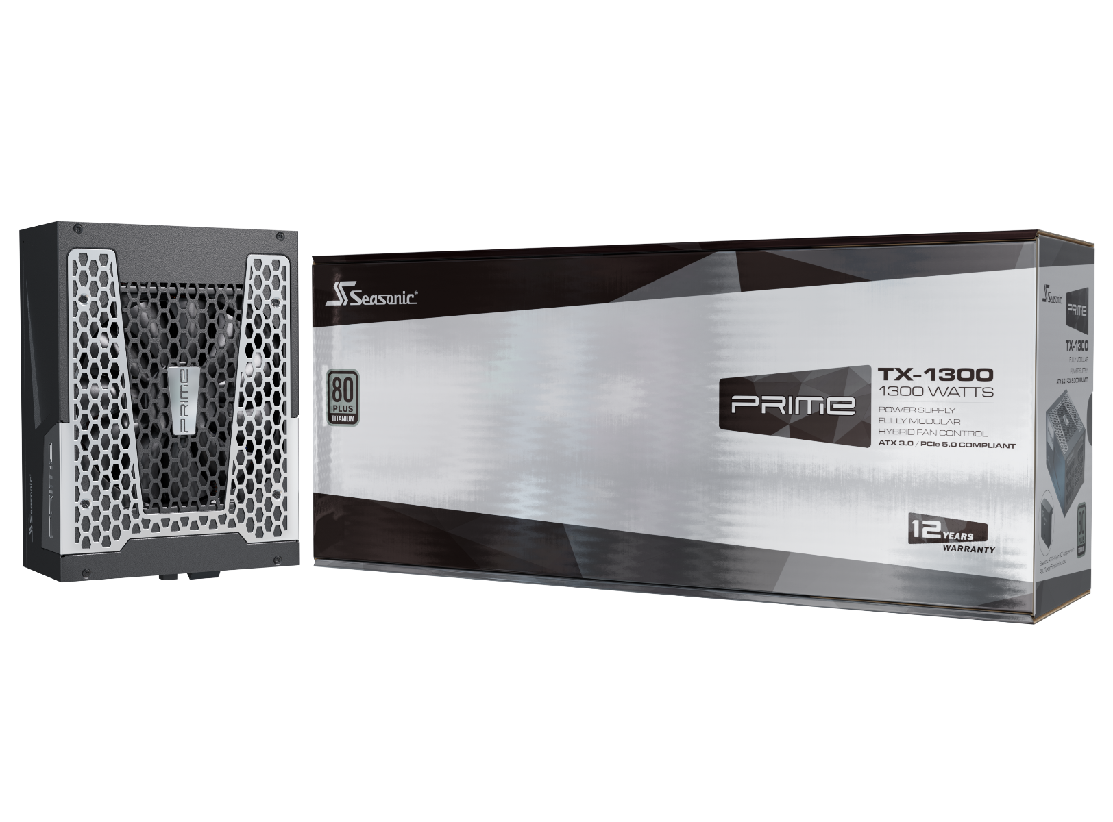 Alimentation Seasonic Prime TX-1600 ATX 3.0 - 1600W - 80 Plus Titanium - Neuve