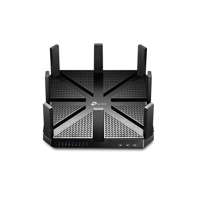 TP-Link Archer C5400 2 x 2167Mbps (5GHz) 1000Mbps (2.4GHz) Tri-Band Wireless MU-MIMO Gigabit Router Black (V1.0)