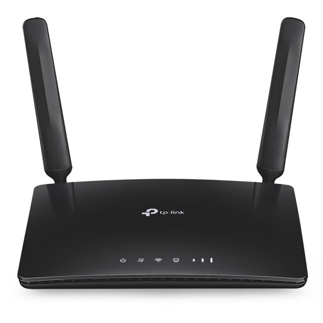 TP-Link Archer MR200 V4 AC750 433Mbps (5GHz) 300Mbps (2.4GHz) Dual-Band Wireless 4G LTE Router (Black) V1.0