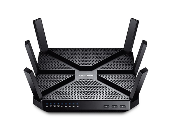 TP-LINK Archer C3200 2 x 1300Mbps (5GHz) 600Mbps (2.4GHz) Tri-Band Wireless Gigabit Router Black (V1.0)