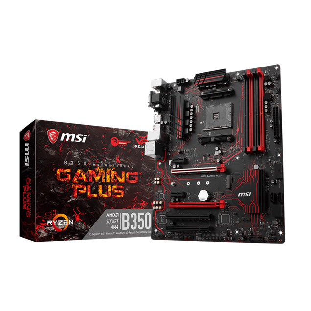 MSI B350 GAMING PLUS ATX Motherboard for AMD AM4 CPUs