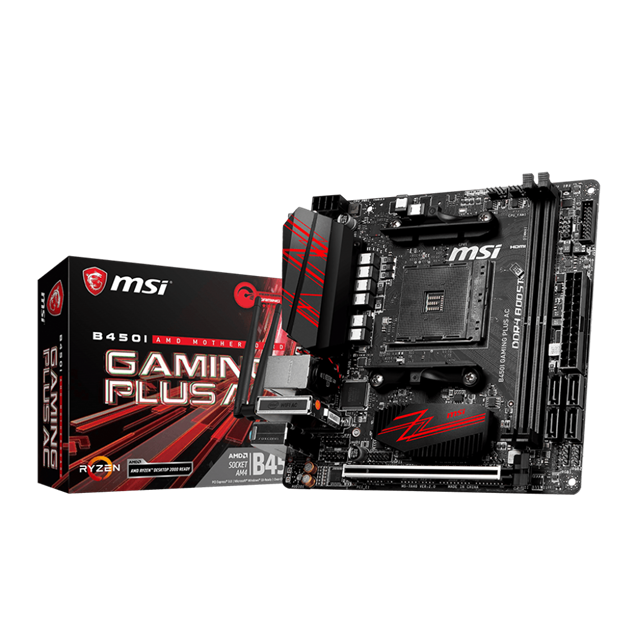 MSI B450I GAMING PLUS AC ITX Motherboard for AMD AM4 CPUs