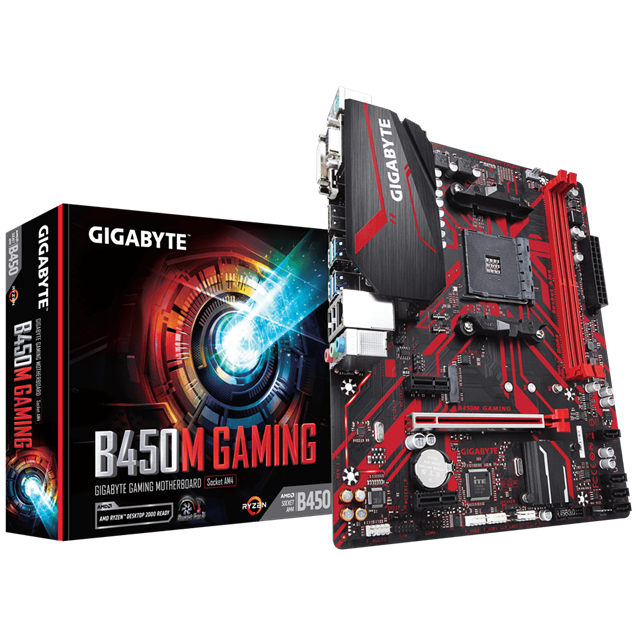 Gigabyte B450M GAMING mATX Motherboard for AMD AM4 CPUs