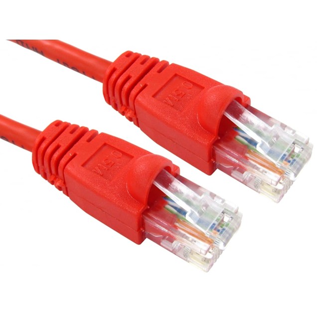 Cables Direct 1m CAT5E Patch Cable (Red)
