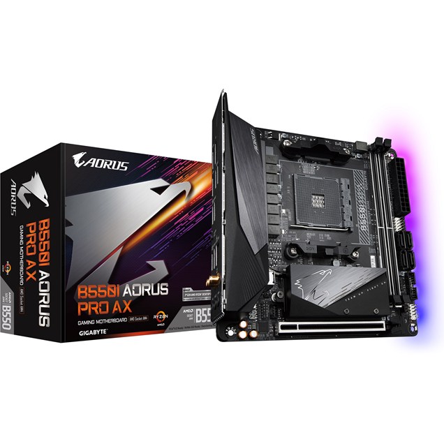 Gigabyte B550I AORUS PRO AX ITX Motherboard for AMD Socket AM4 CPUs