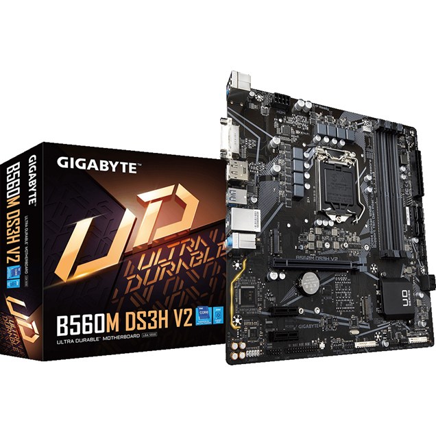 Gigabyte B560M DS3H V2 mATX Motherboard for Intel LGA1200 CPUs
