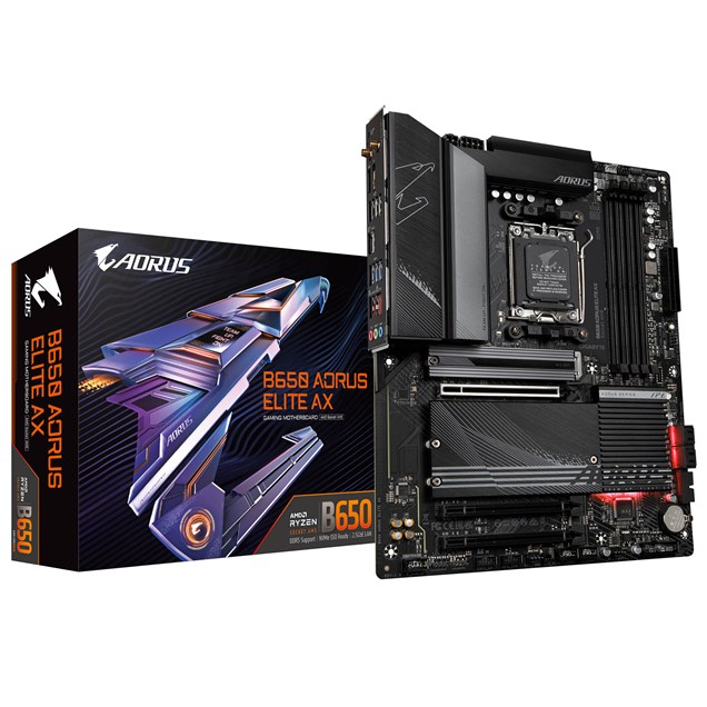 Gigabyte B650 AORUS ELITE AX ATX Motherboard for AMD Socket AM5 CPUs