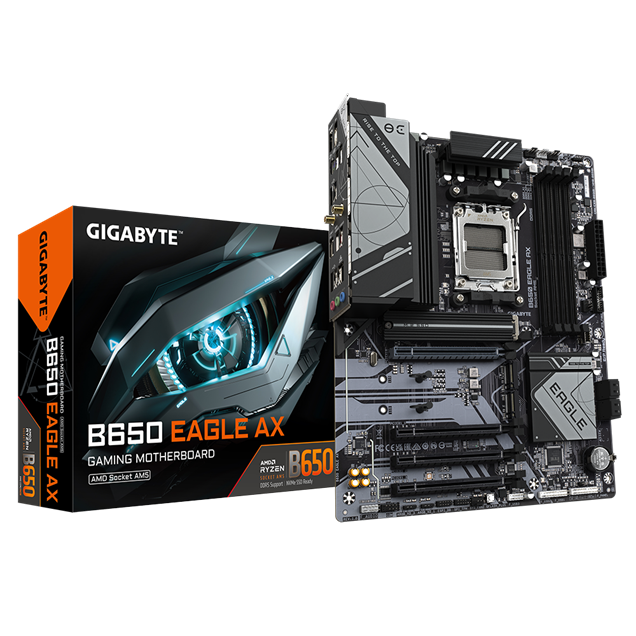 Gigabyte B650 EAGLE AX ATX Motherboard for AMD Socket AM5 CPUs