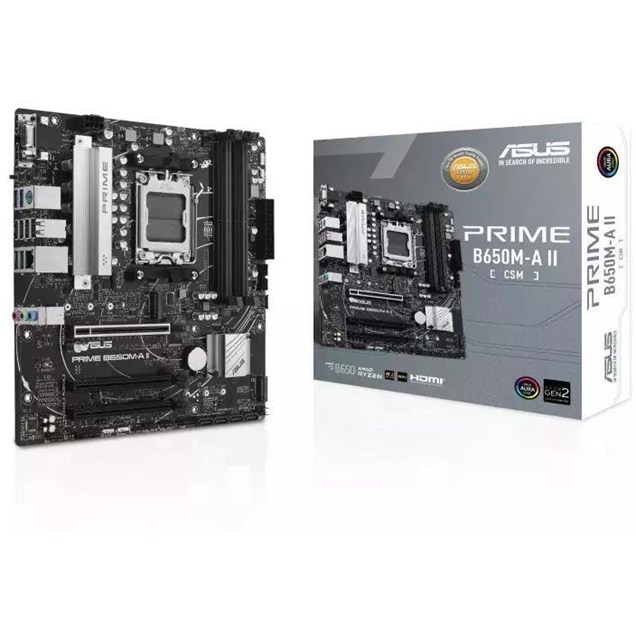 ASUS Prime B650M-A II-CSM mATX Motherboard for AMD AM5 CPUs