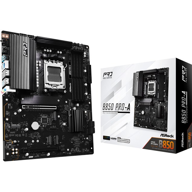 ASRock B850 Pro-A ATX Motherboard for AMD AM5 CPUs
