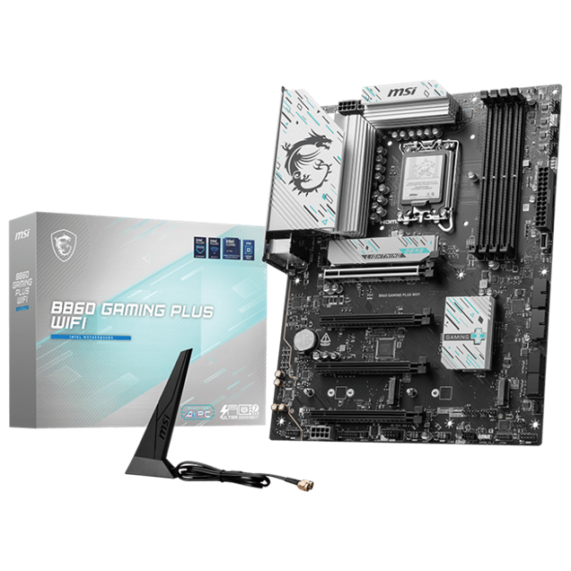 MSI B860 GAMING PLUS WIFI ATX Motherboard for Intel LGA1851 CPUs