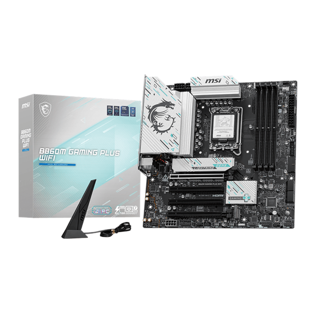 MSI B860M GAMING PLUS WIFI mATX Motherboard for Intel Socket 1851 CPUs