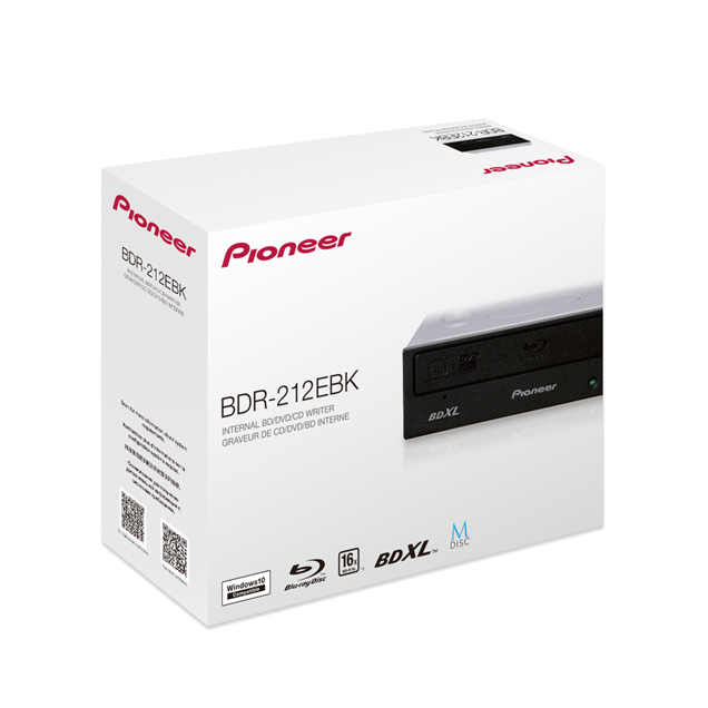 Pioneer BDR-212EBK Blu-ray Writer Optical Drive