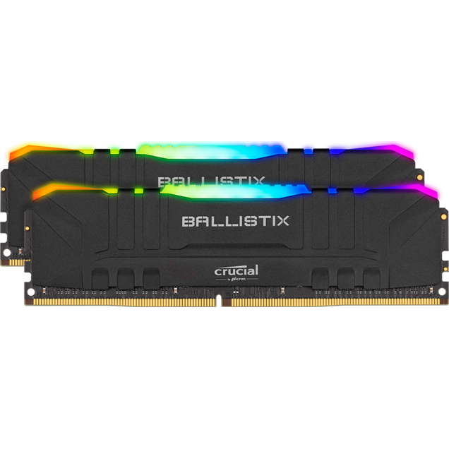 Crucial Ballistix RGB 32GB (2x16GB) 3600MHz DDR4 Memory Kit