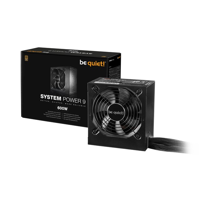 Be Quiet! System Power 9 600W Power Supply 80 Plus Bronze