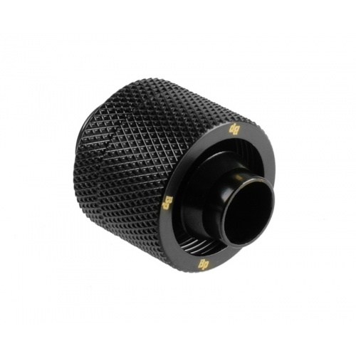 Bitspower Premium High Flow 3/8 (5/8) Compression Fitting in Black