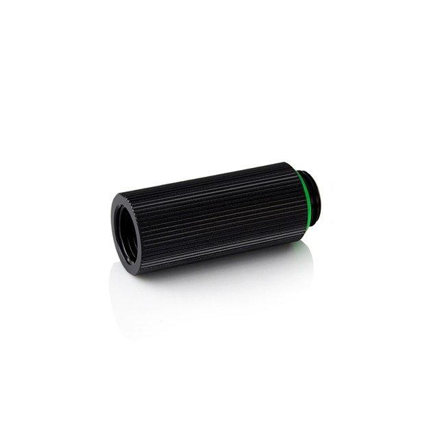 Bitspower G1/4 inch IG1/4"inch Extender Fitting, 40mm, Glorious Black, Double Pack