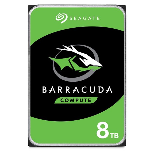 8TB Seagate BarraCuda 3.5" SATA III Hard Drive - 5400RPM, 256MB Cache