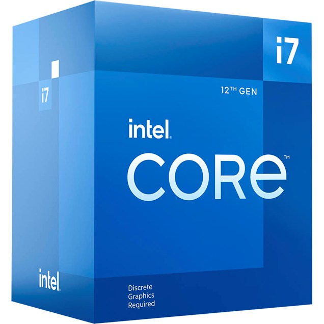 Intel Core i7 12700F 12 Core/20 Thread LGA1700 CPU 