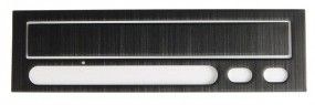 Lian Li Brushed Aluminum Bezel for AOPEN Optical Drives in Black