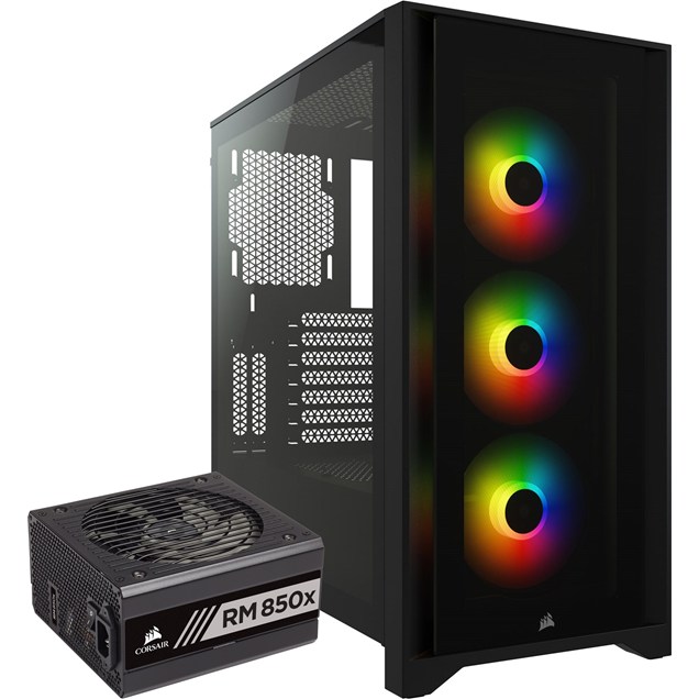 Bundle Offer: Corsair iCUE 4000X Case & Corsair RM850x 850W 80+ Gold PSU