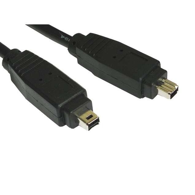 Cables Direct 2m 4-Pin Male to 4-Pin Male Firewire Cable