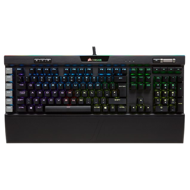 Corsair K95 RGB PLATINUM Mechanical Gaming Keyboard (Black) - Cherry MX Speed
