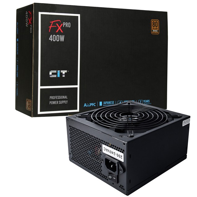 400W CiT FX Pro 80 Plus Bronze PSU