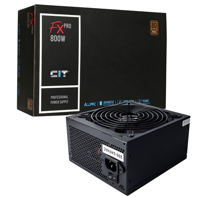 800W CiT FX Pro 80 Plus Bronze PSU