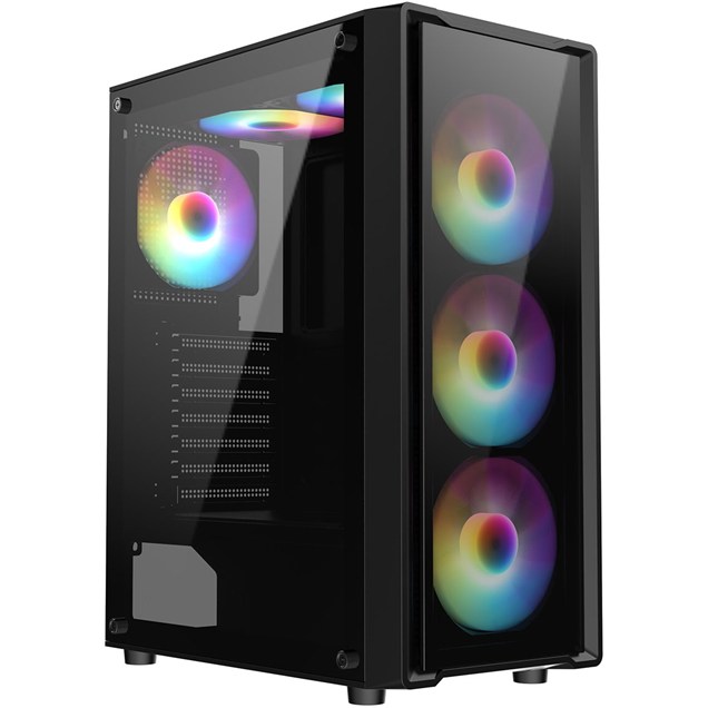 CiT Blade Mid Tower Gaming Case - Black 