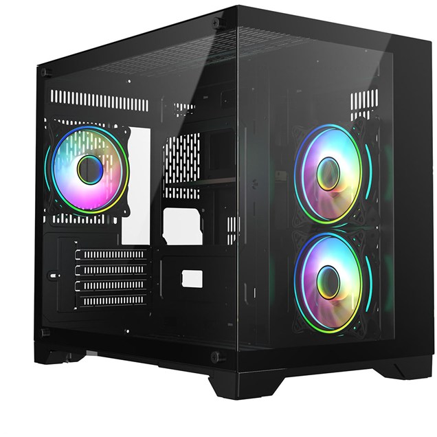 CiT Concept Mid Tower Gaming Case - Black 