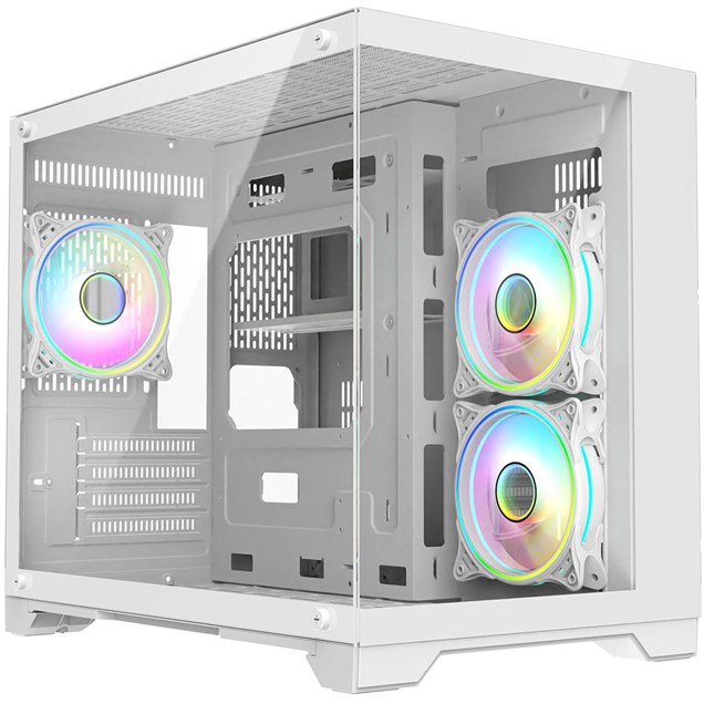 CiT Concept Mid Tower Gaming Case - White 