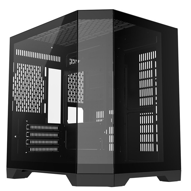 CiT DS240 Mid Tower Gaming Case - Black 