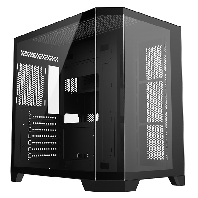 CiT DS360 Mid Tower Gaming Case - Black 
