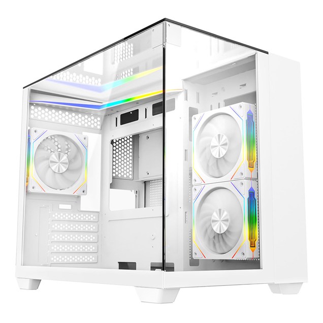 CiT Eclipse Mid Tower Gaming Case - White 