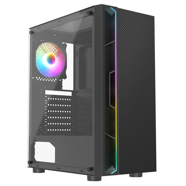 CiT Galaxy Mid Tower Gaming Case - Black 