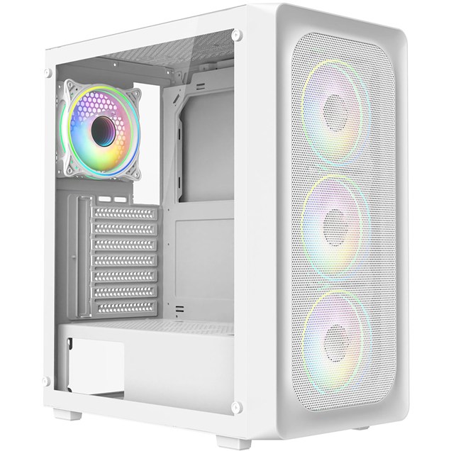 CiT Orion Mid Tower Gaming Case - White 