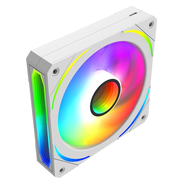 CiT Pro Lightning Infinity 120mm ARGB Case Fan in White