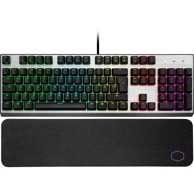 Cooler Master CK351 Optical Keyboard in Silver with LK DarGo Red Switches