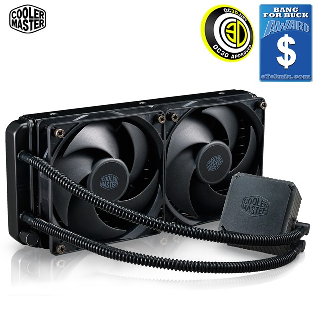 Cooler Master Seidon 240V All-in-one Blue LED CPU Liquid Cooling Kit