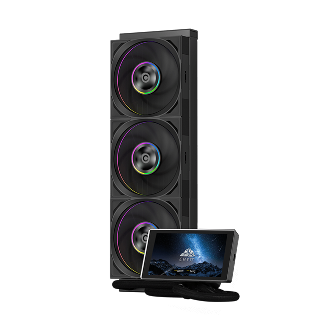 Chillblast Cryo Storm 360 ARGB AIO Cooler + Cryo Display 5" Screen