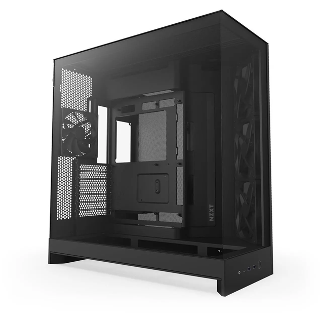 NZXT H9 Flow Mid Tower Gaming Case - Black 