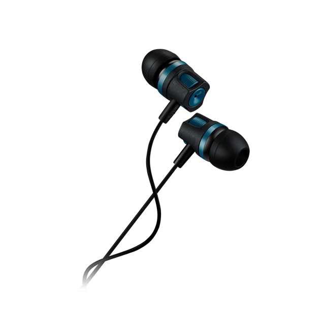 Canyon Comfortable Earphones with Microphone in Green