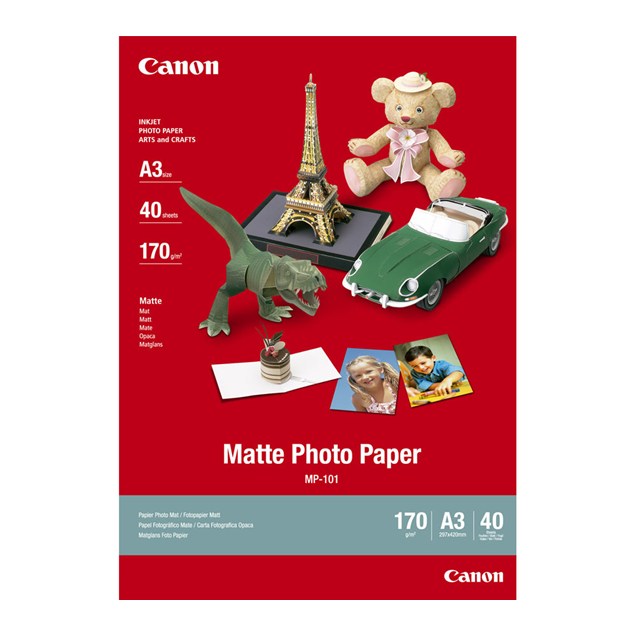 Canon MP-101 (A3) Matte Photo Paper (40 Sheets)