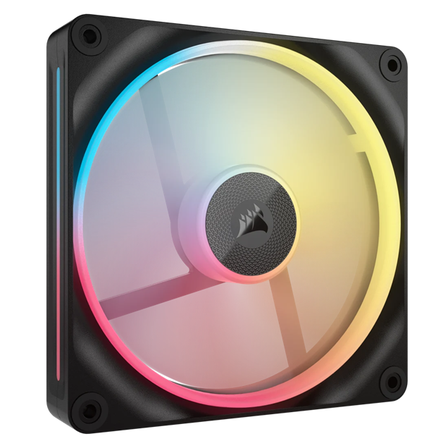 Corsair iCUE LINK LX140-R 140mm PWM Reverse Fan in Black