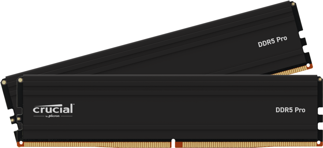 Crucial Pro 32GB DDR5 Desktop Memory Kit, 2 x 16GB, 6000MTs, PC5