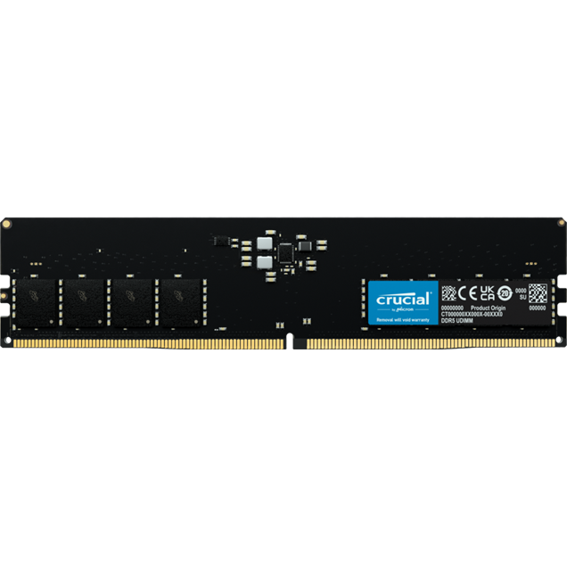 Crucial 32GB (1x32GB) 5200MT/s DDR5 Memory